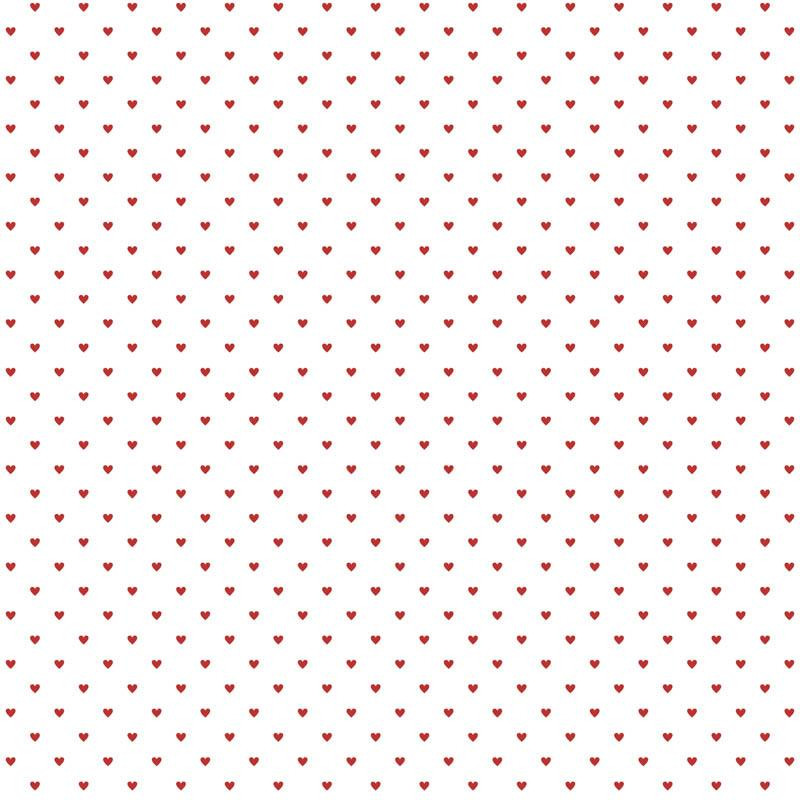 HEARTS pat. 2 / white (VALENTINE'S MIX)