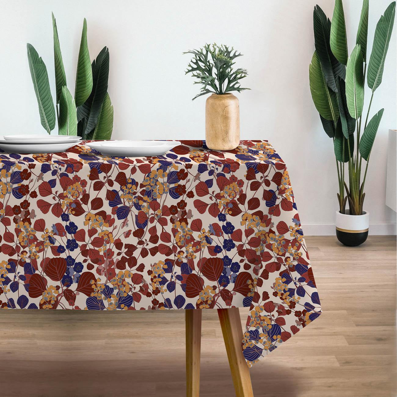 JAPANESE GARDEN pat. 3 (JAPAN)  - Woven Fabric for tablecloths