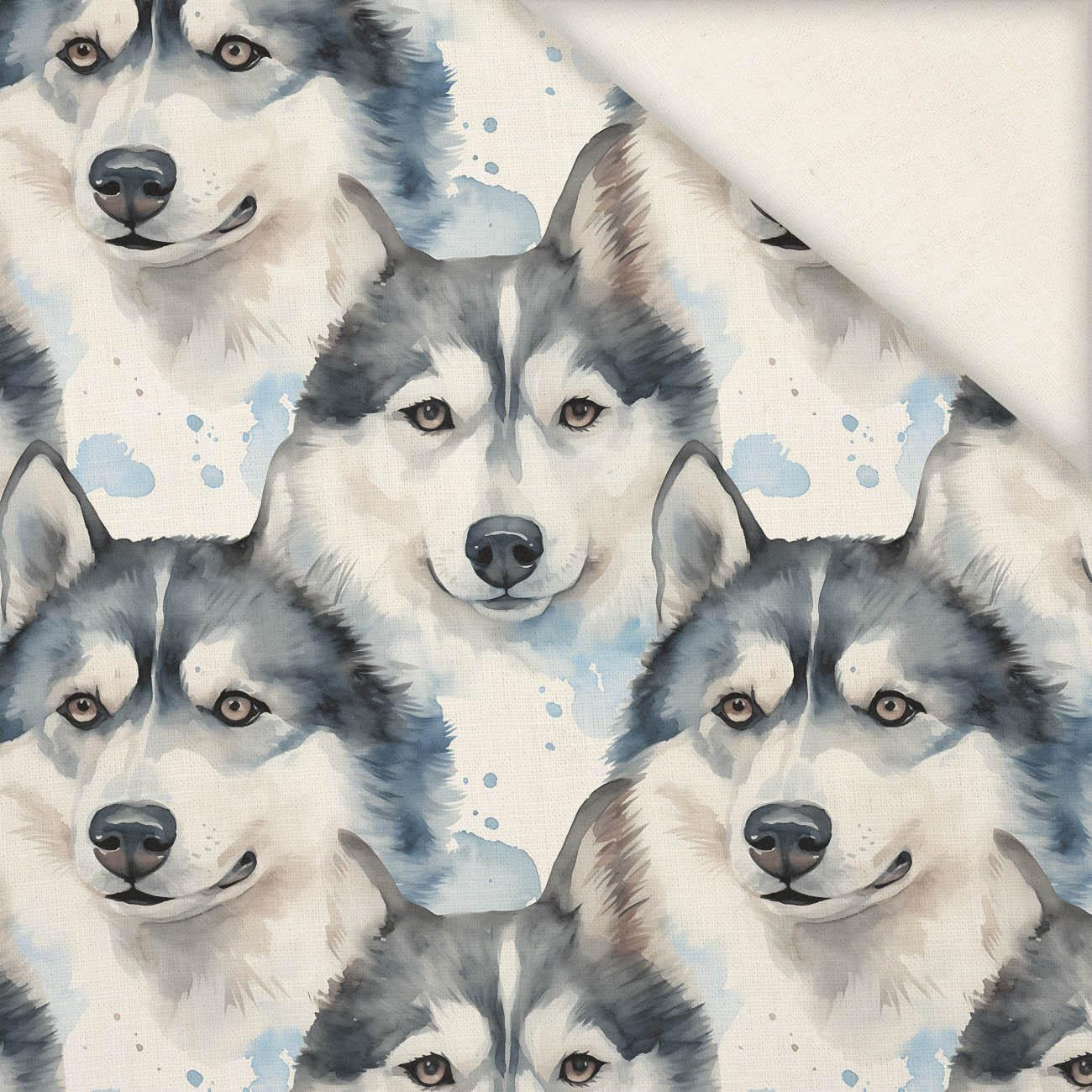 HUSKY DOG - Linen 100%