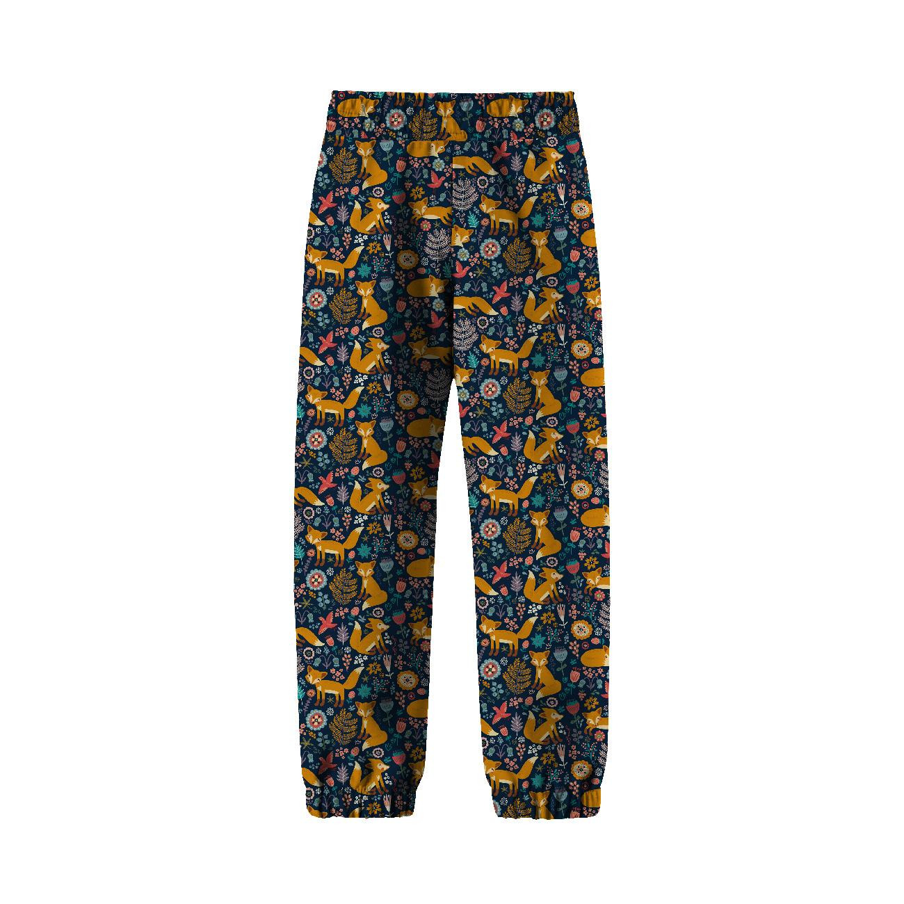 CHILDREN'S SOFTSHELL TROUSERS (YETI) - FOXES IN THE FORREST