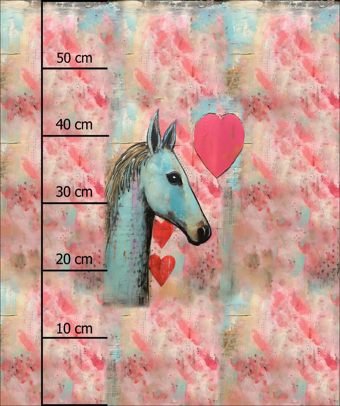 HORSE PORTRAIT - panel (60cm x 50cm) Waterproof woven fabric