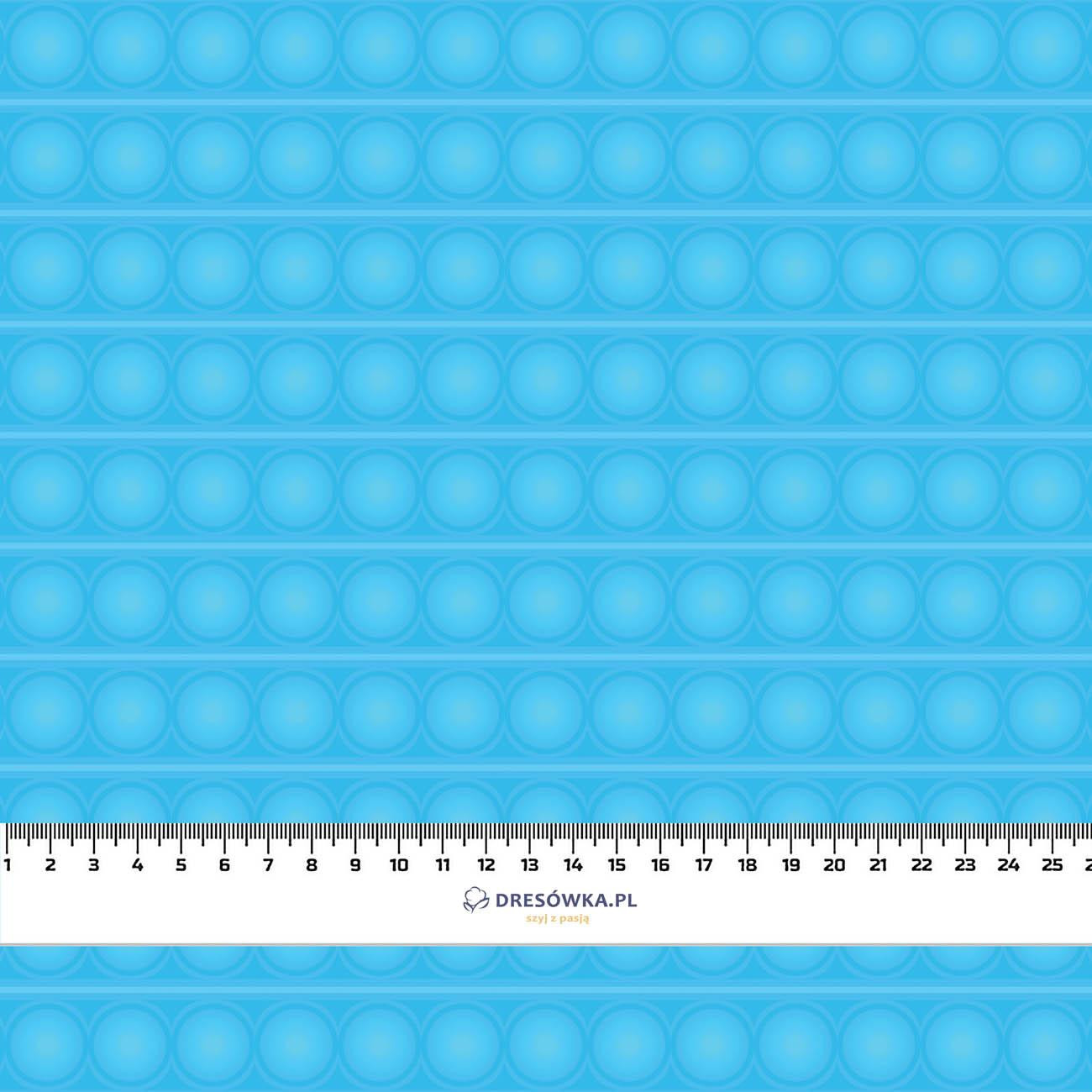 BUBBLED / turquoise - quick-drying woven fabric