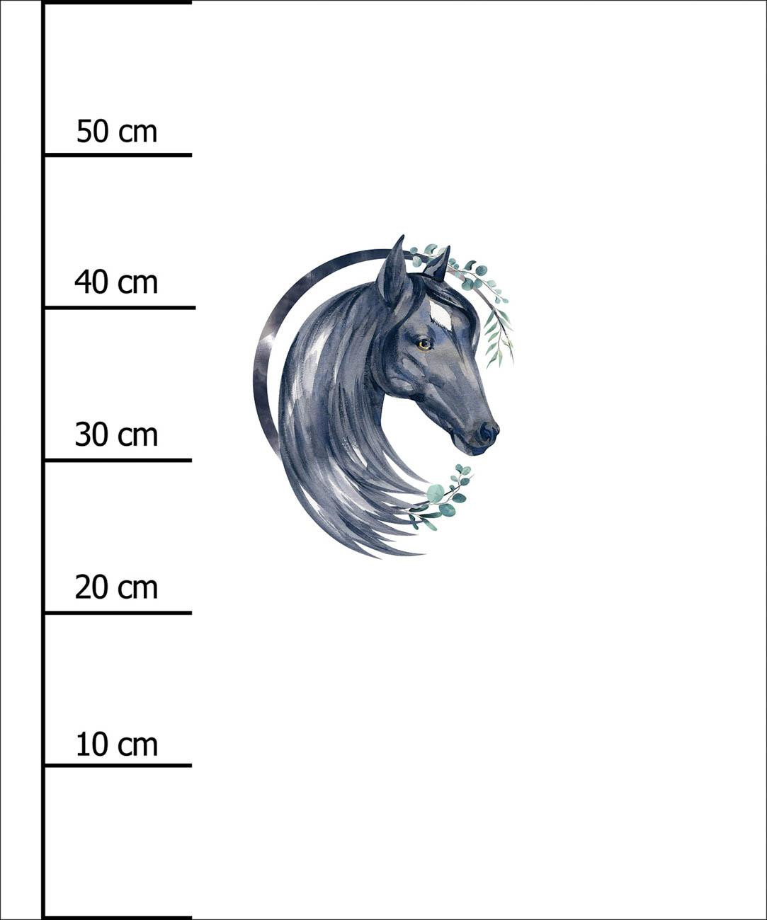 HORSE pat. 1 -  PANEL (60cm x 50cm) light brushed knitwear
