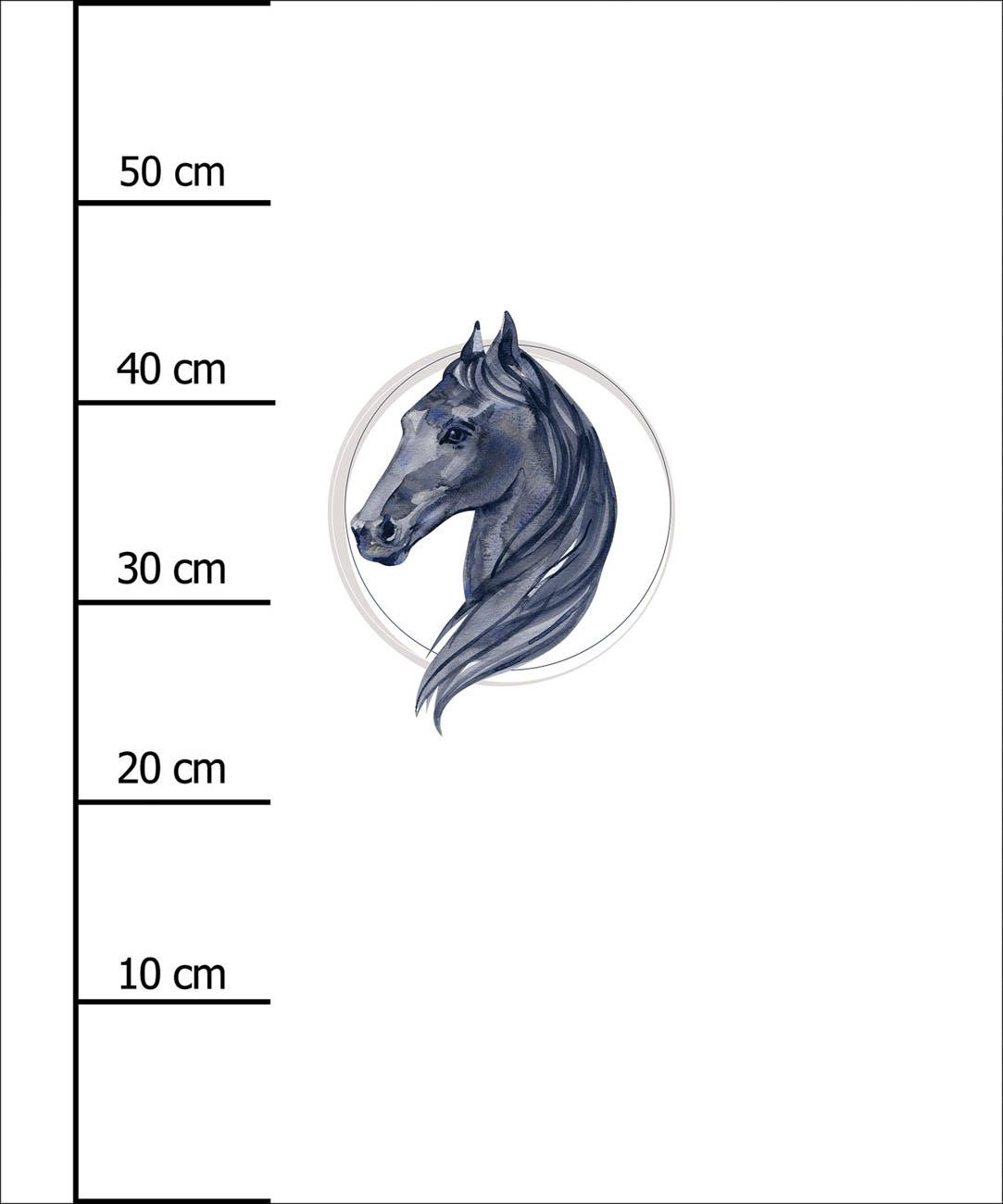 HORSE pat. 3 - PANEL (60cm x 50cm) SINGLE JERSEY