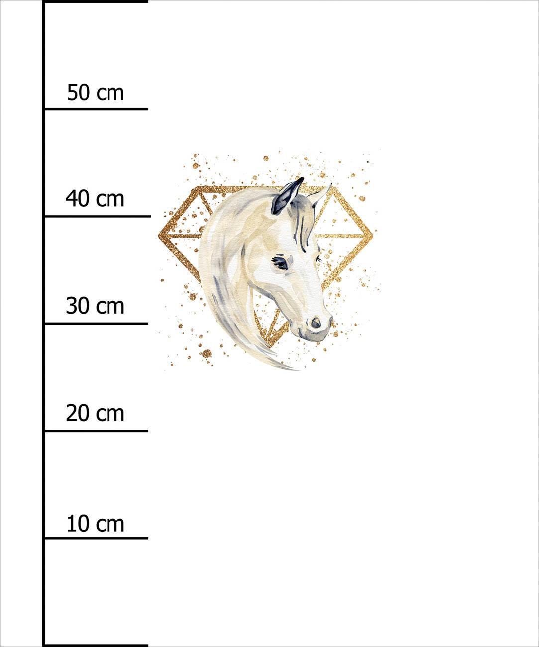 HORSE pat. 4 - PANEL (60cm x 50cm) SINGLE JERSEY