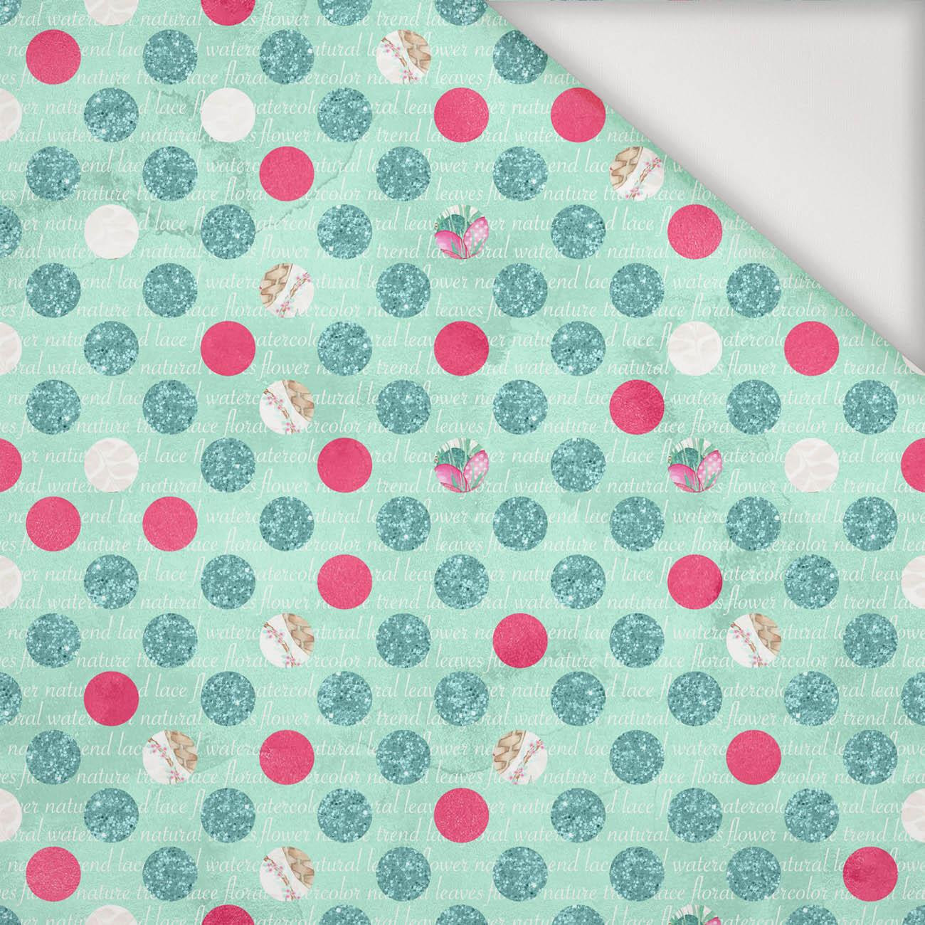 GLITTER DOTS PAT 3 - Nylon fabric PUMI