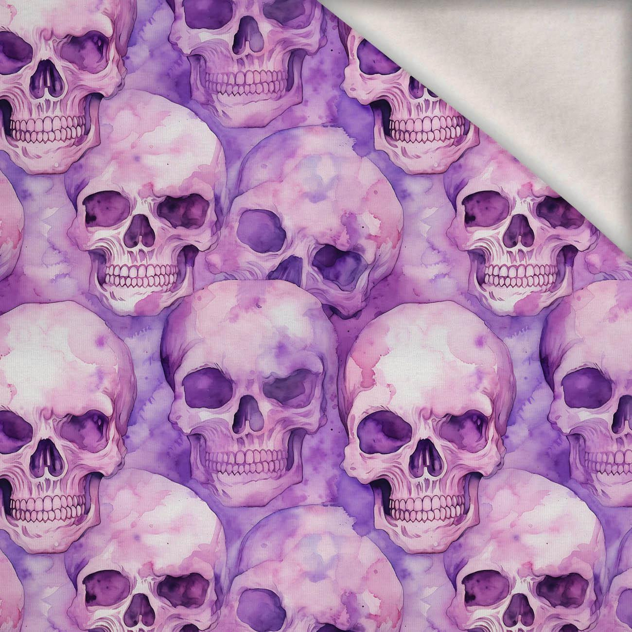 PASTEL SKULL - brushed knitwear with elastane ITY