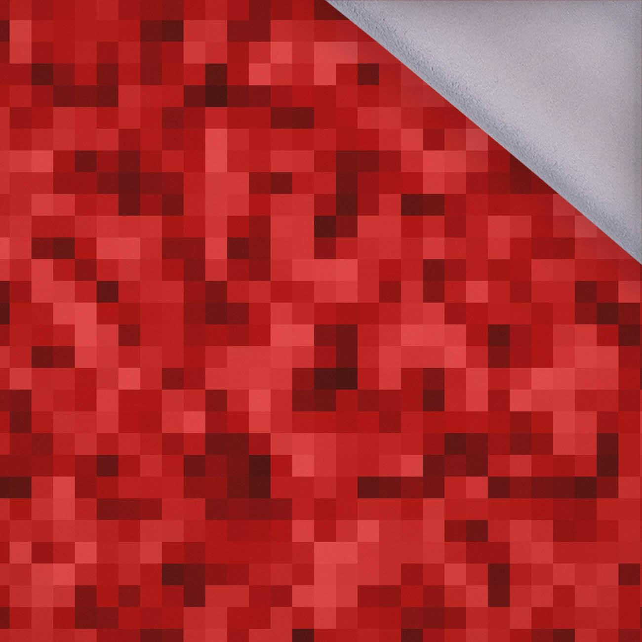 PIXELS pat. 2 / red - softshell