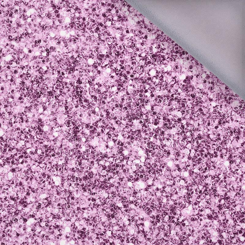 PURPLE GLITTER (DRAGONFLIES AND DANDELIONS) - softshell