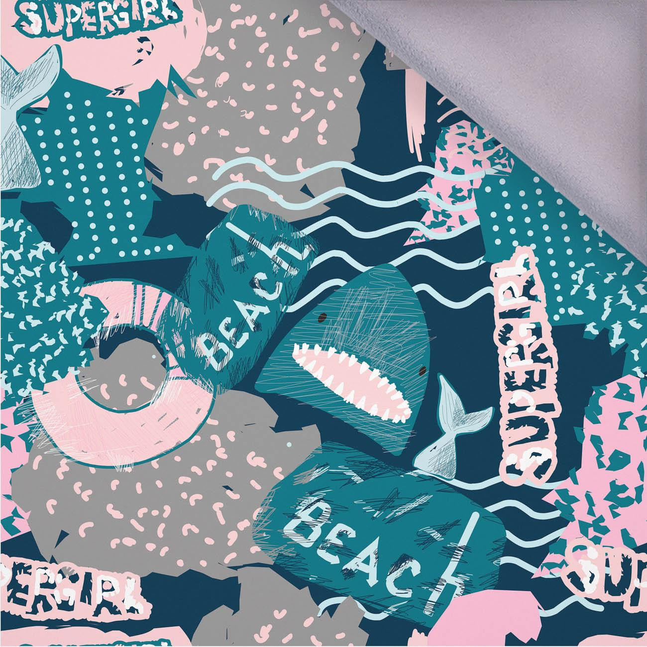 GRAFFITI SHARKS / navy - softshell