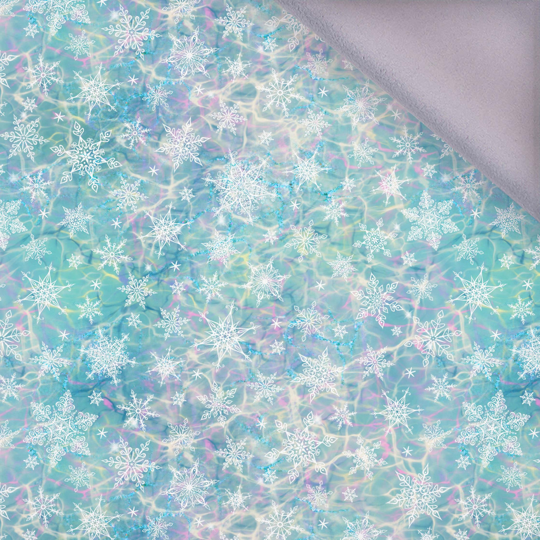 SNOWFLAKES PAT. 2 / RAINBOW OCEAN pat. 2 - softshell