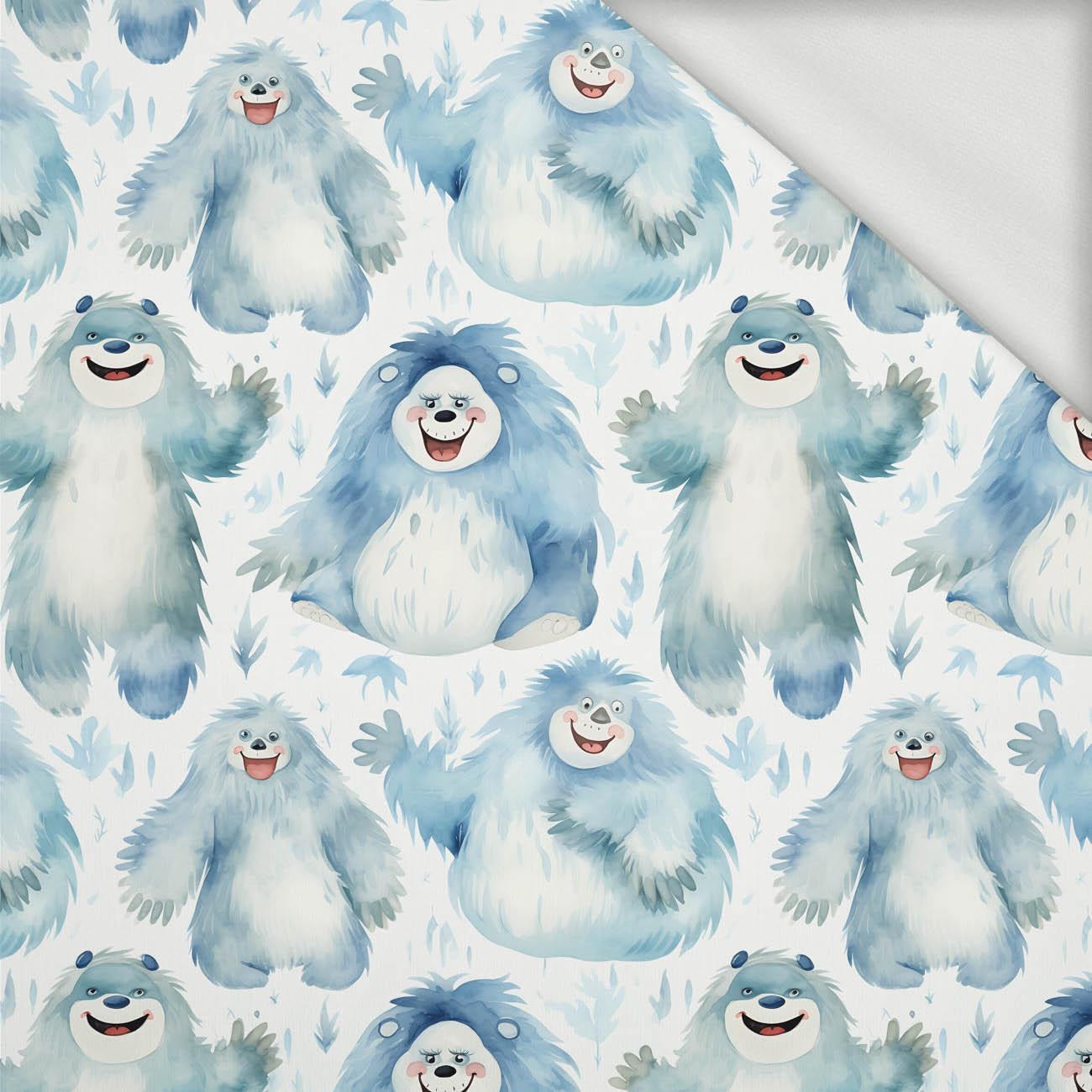 HAPPY YETI PAT. 2 - looped knit fabric