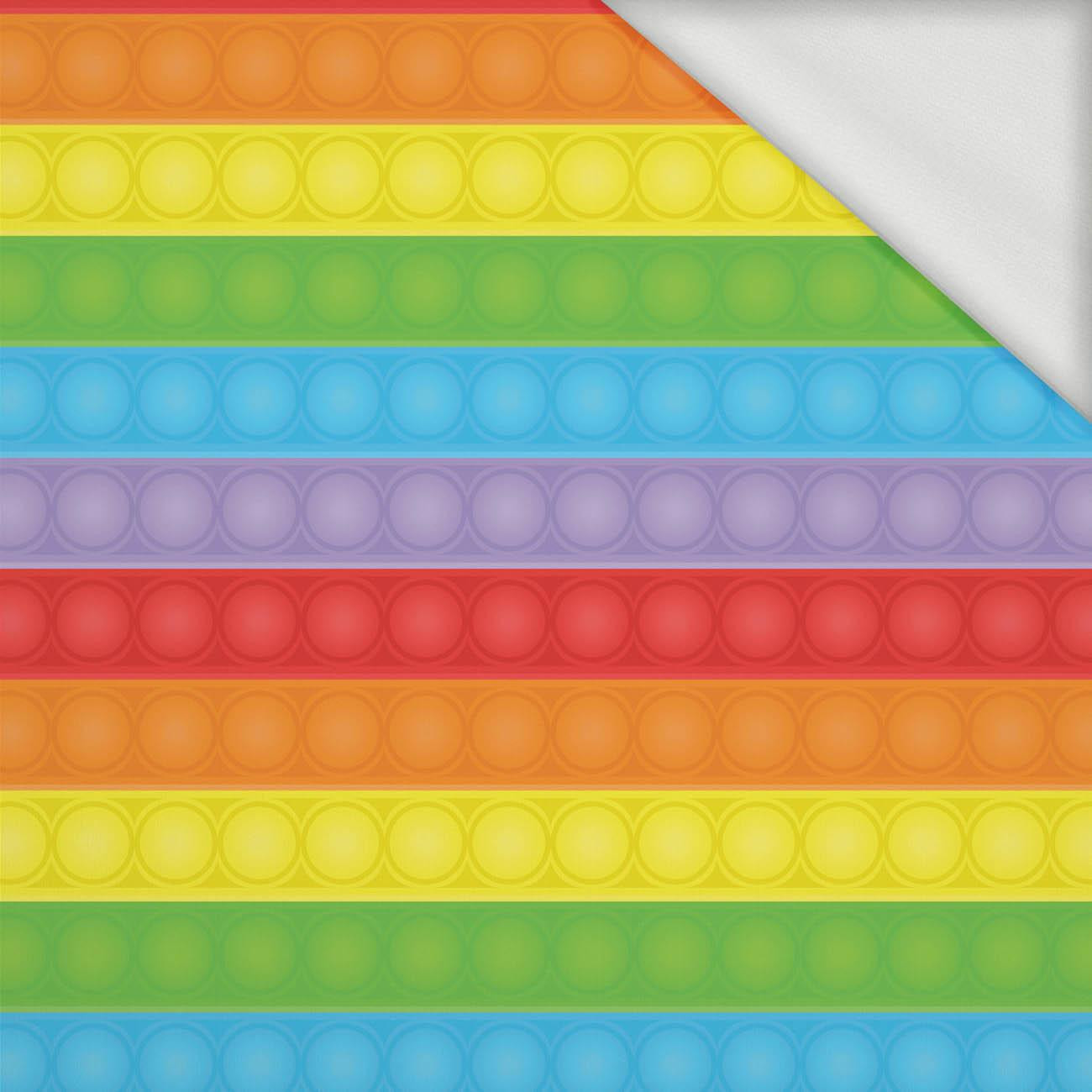 BUBBLED / colorful - looped knit fabric