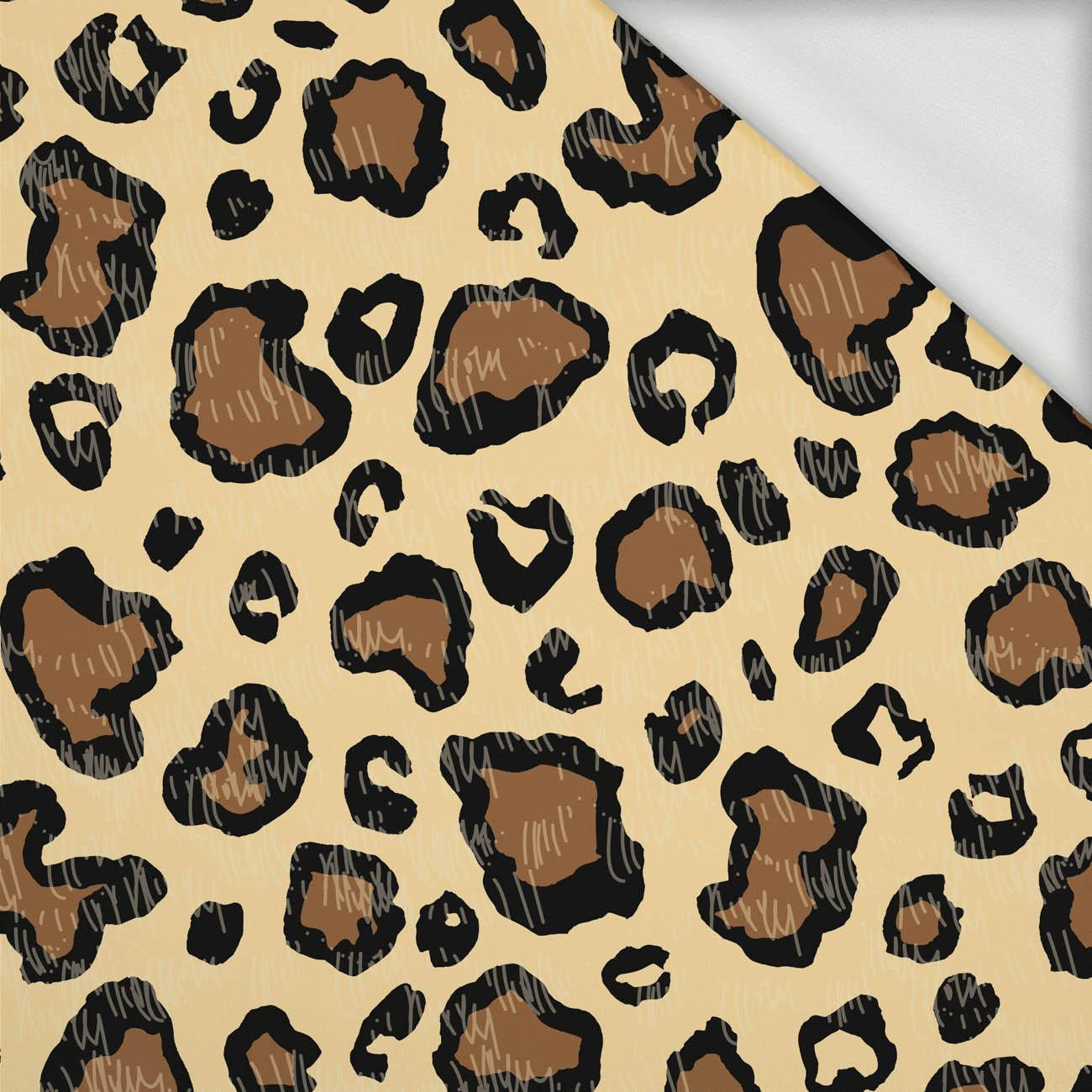 SPOTS PAT. 7 - looped knit fabric