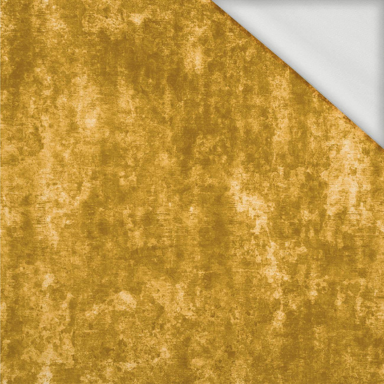 GRUNGE (mustard) - looped knit fabric