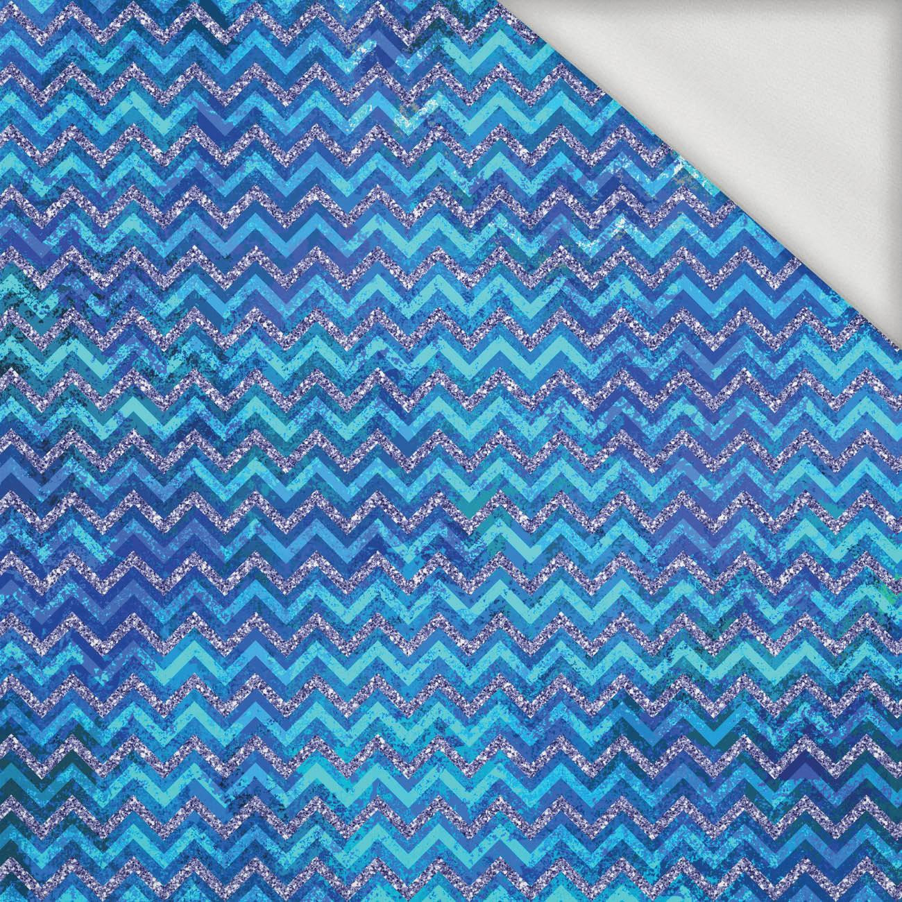 WINTER ZIGZAG (WINTER IS COMING) - looped knit fabric