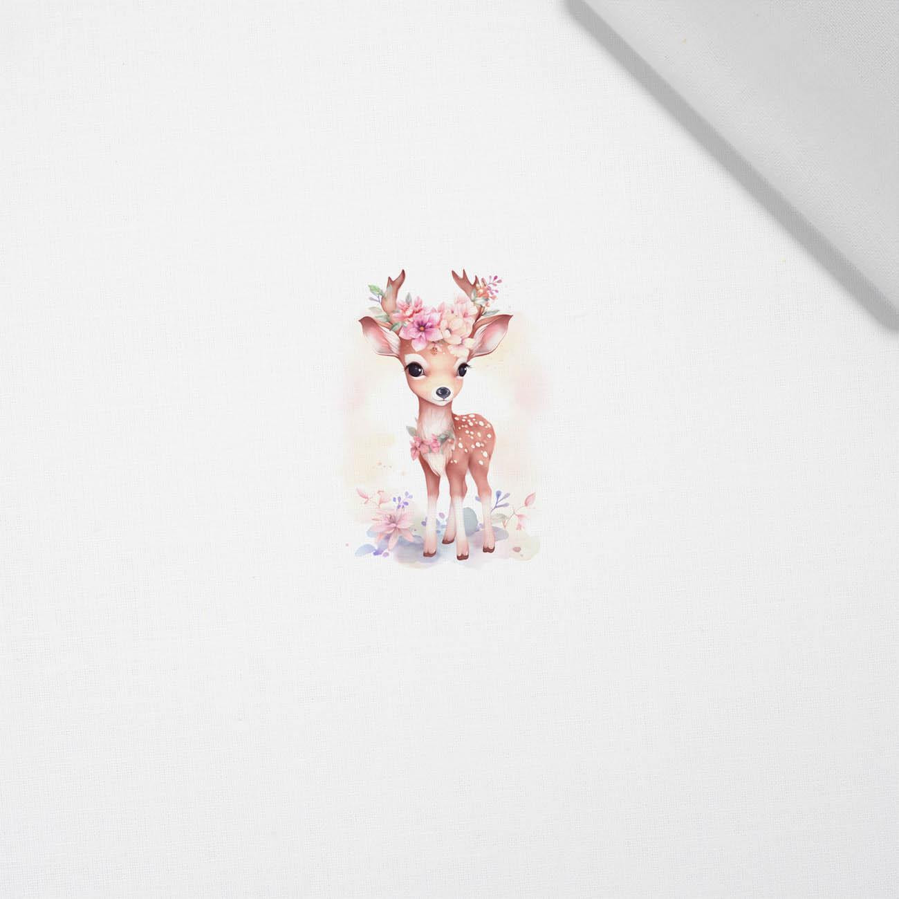BABY DEER - panel (60cm x 50cm) Cotton woven fabric