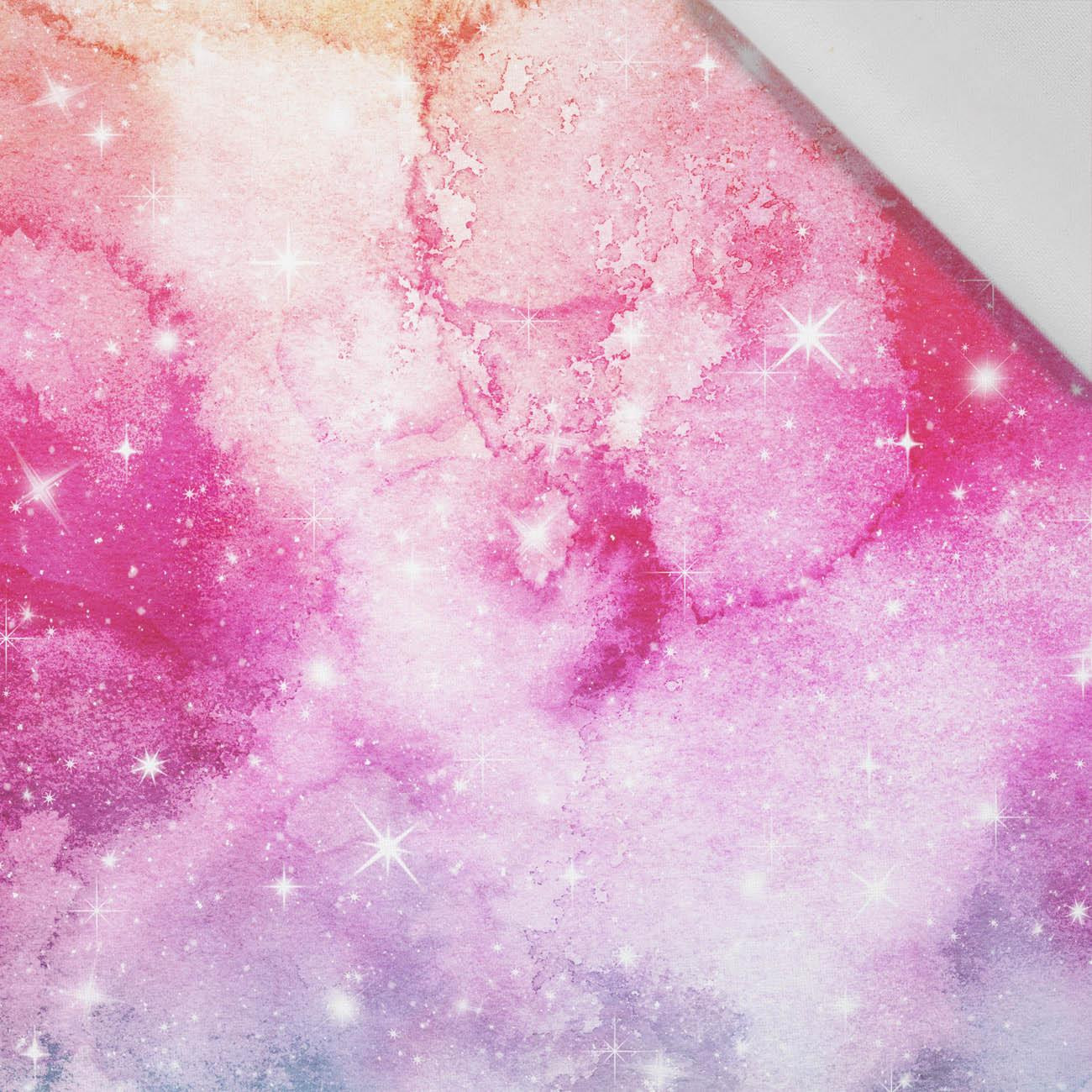 WATERCOLOR GALAXY PAT. 1 - Cotton woven fabric