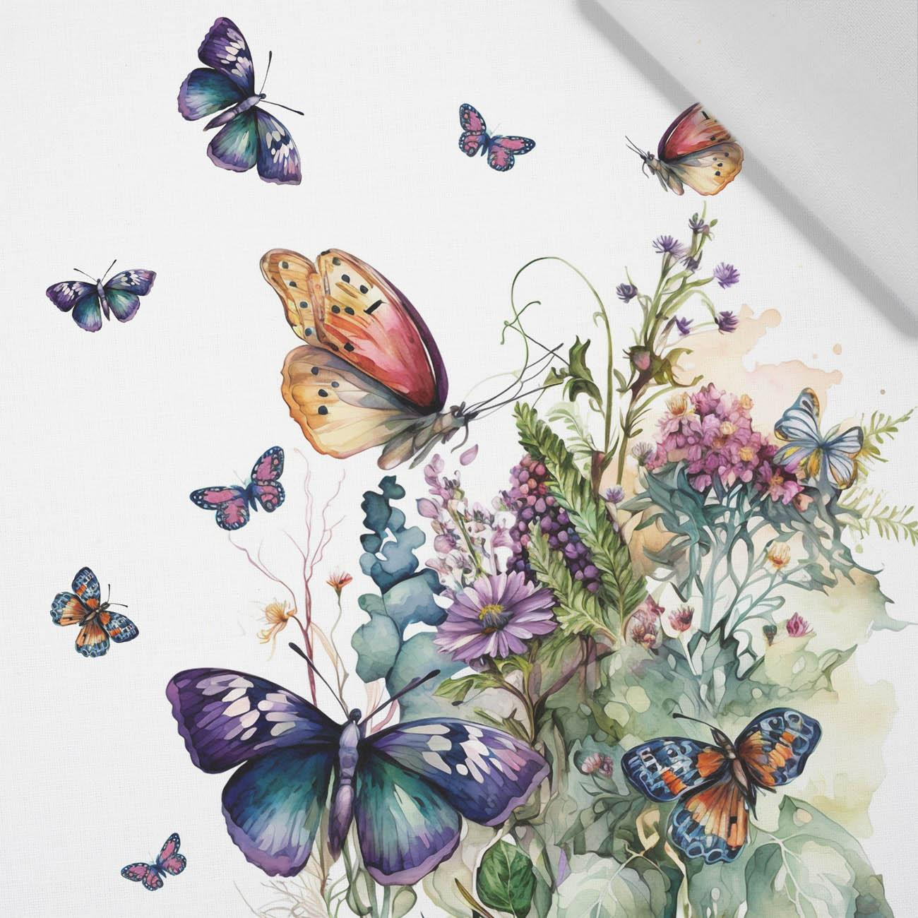 BEAUTIFUL BUTTERFLY PAT. 3 - panel (75cm x 80cm) Cotton woven fabric