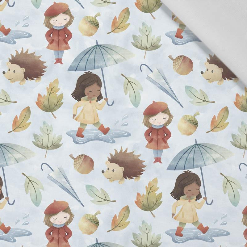 RAINY ADVENTURE (AUTUMN GIRL) - Cotton woven fabric