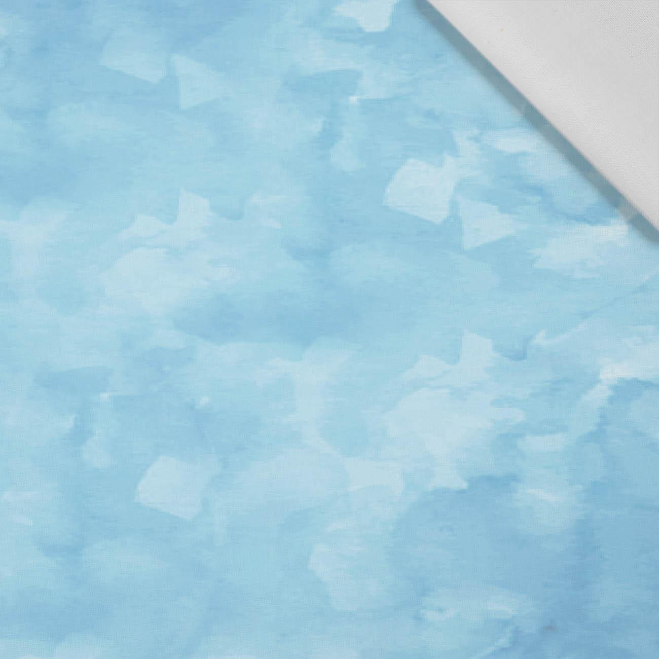 CAMOUFLAGE pat. 2 / light blue - Cotton woven fabric