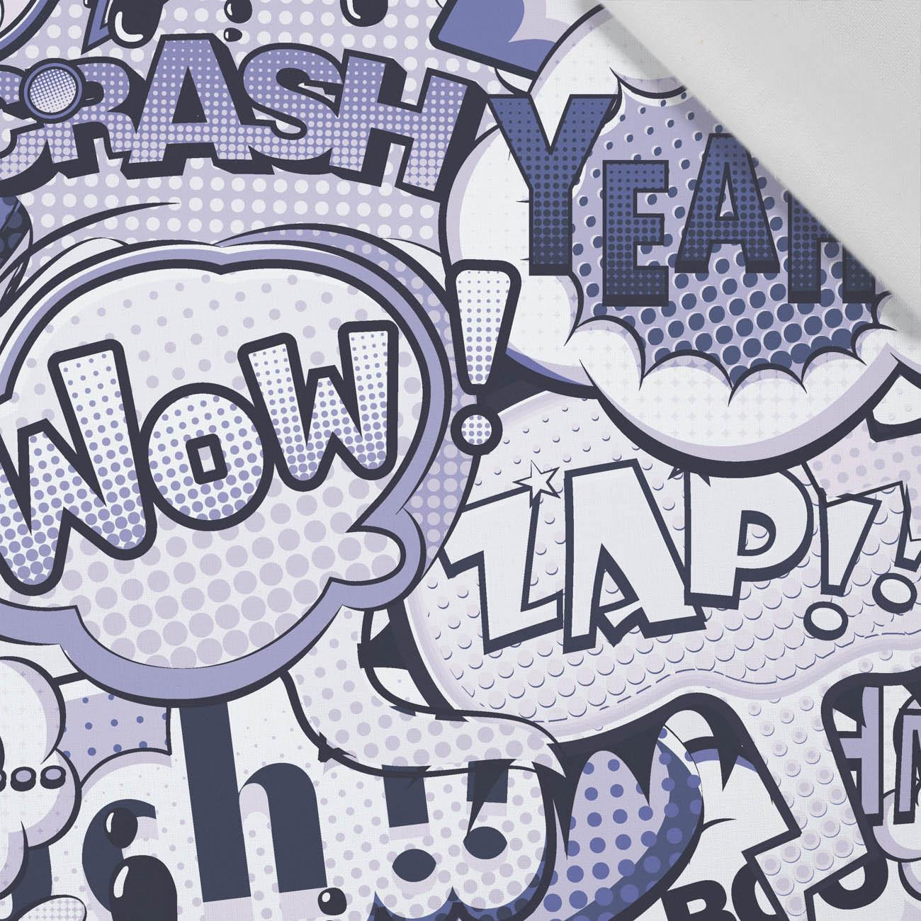 COMIC BOOK (Very Peri) - Cotton woven fabric