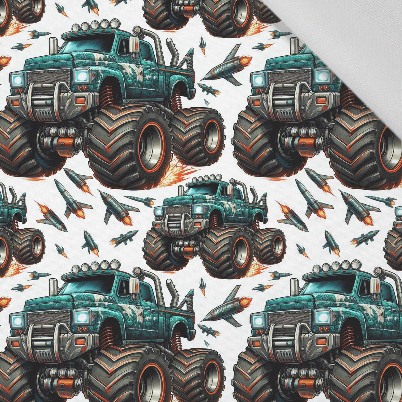 MONSTER TRUCK PAT. 2 - Cotton woven fabric