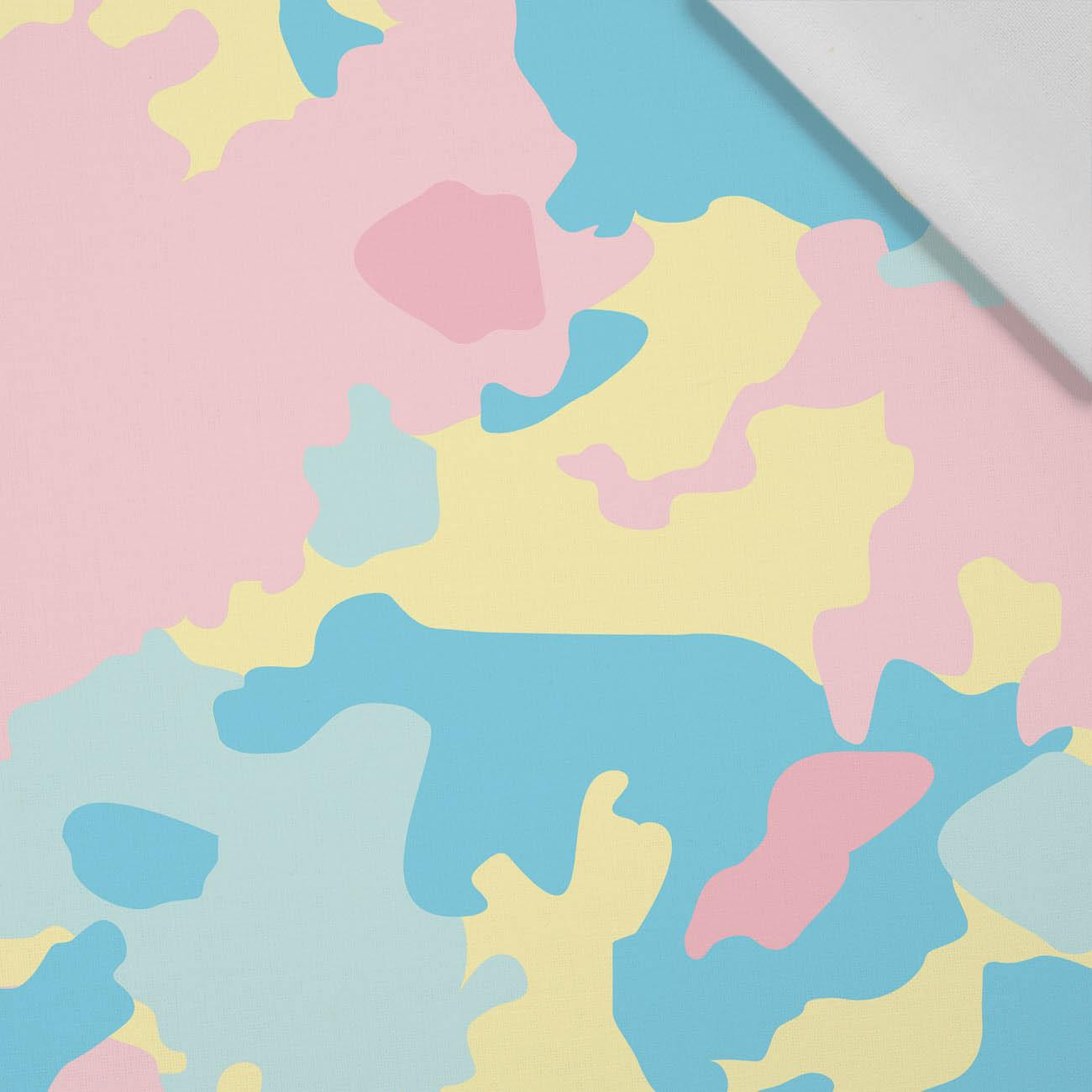 CAMOUFLAGE PAT. 3 / pastel  - Cotton woven fabric