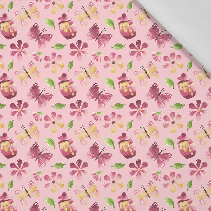 BUTTERFLIES AND HONEY (BEARS AND BUTTERFLIES) - Cotton woven fabric