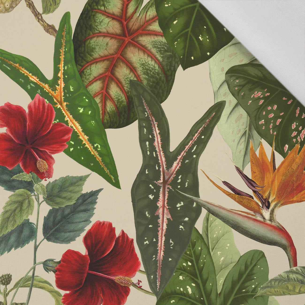 PARADISE PLANTS (SAFARI) - Cotton woven fabric