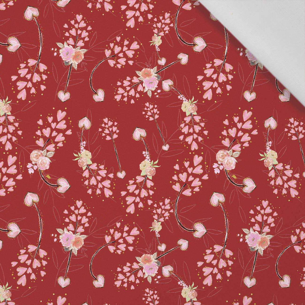 HEARTS (ARROWS) - Cotton woven fabric