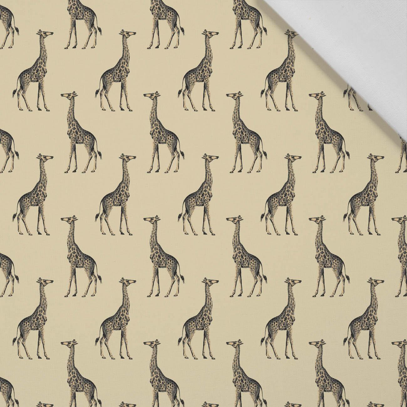 GIRAFFES (SAFARI) - Cotton woven fabric