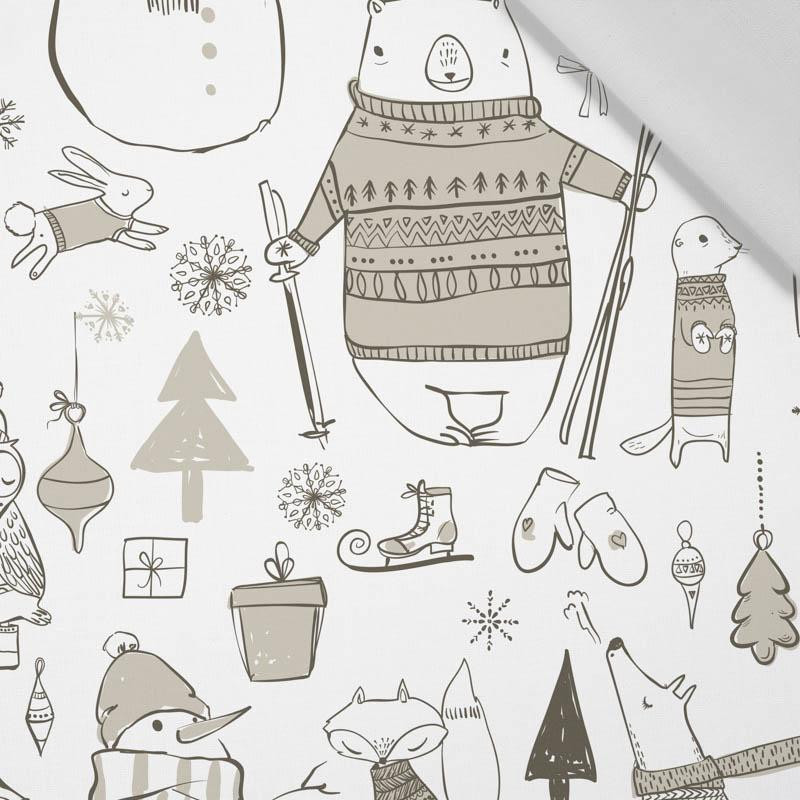 PASTEL WINTER - Cotton woven fabric