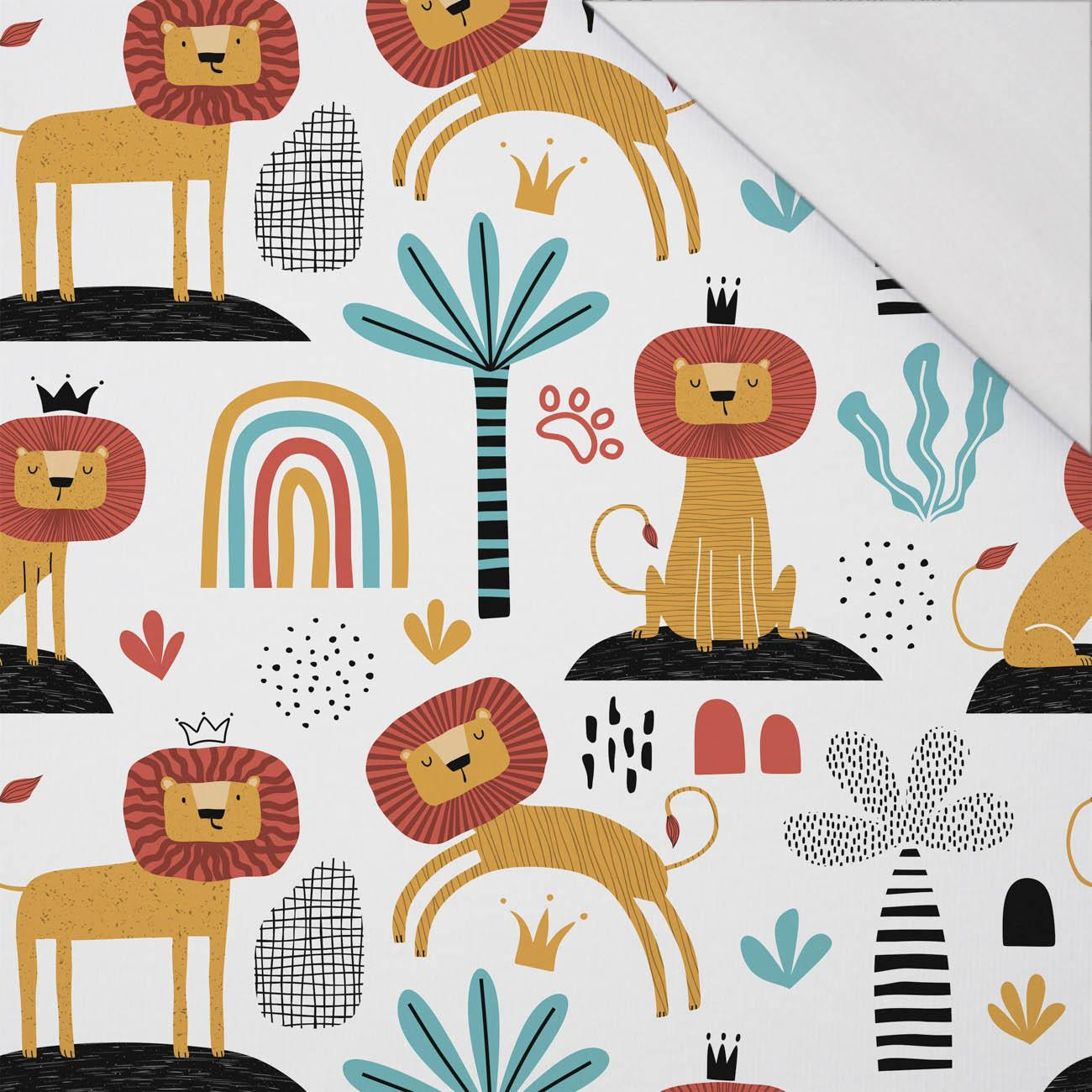 PAINTED LIONS - single jersey with elastane 