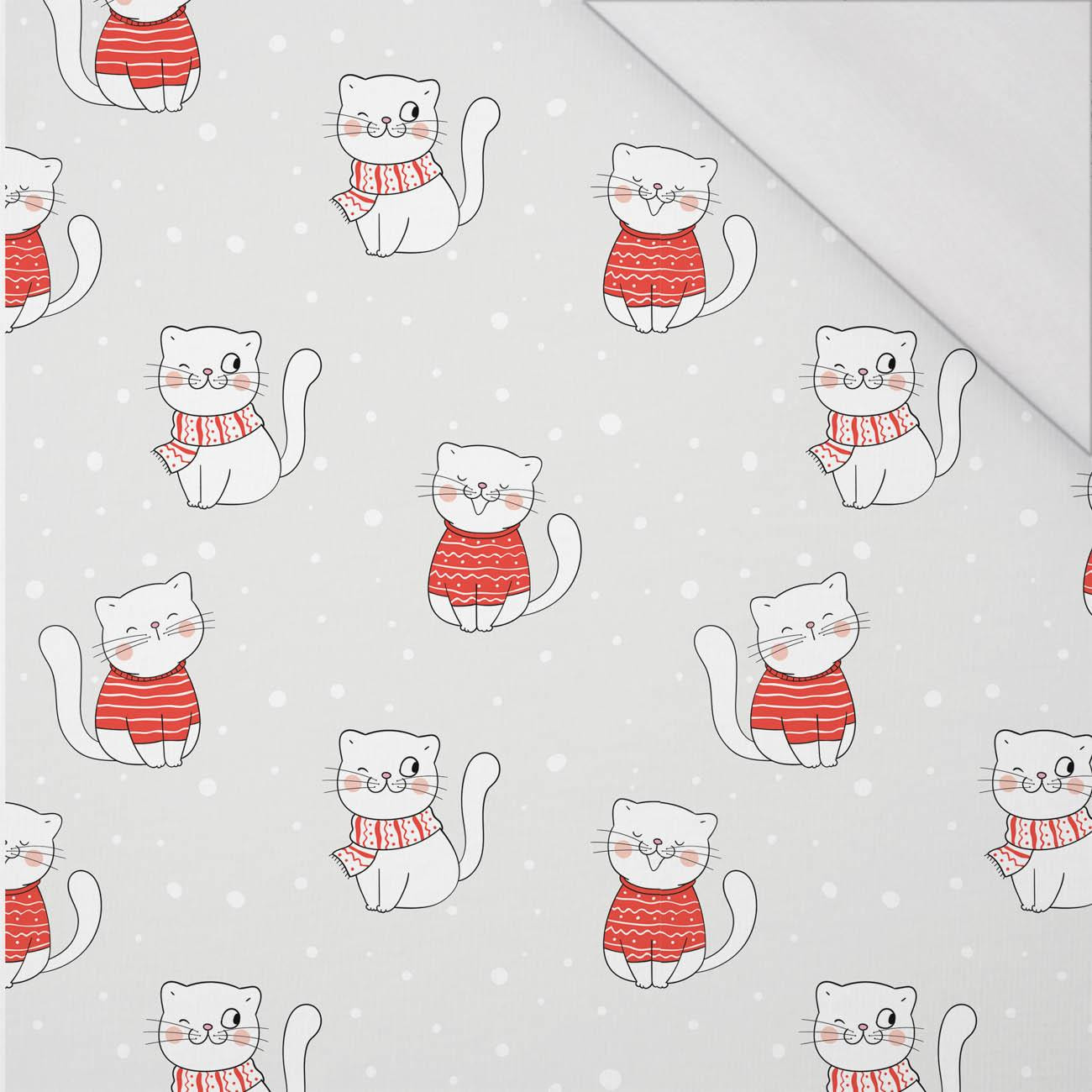 WINTER KITTENS (WINTER FUN) - single jersey with elastane 