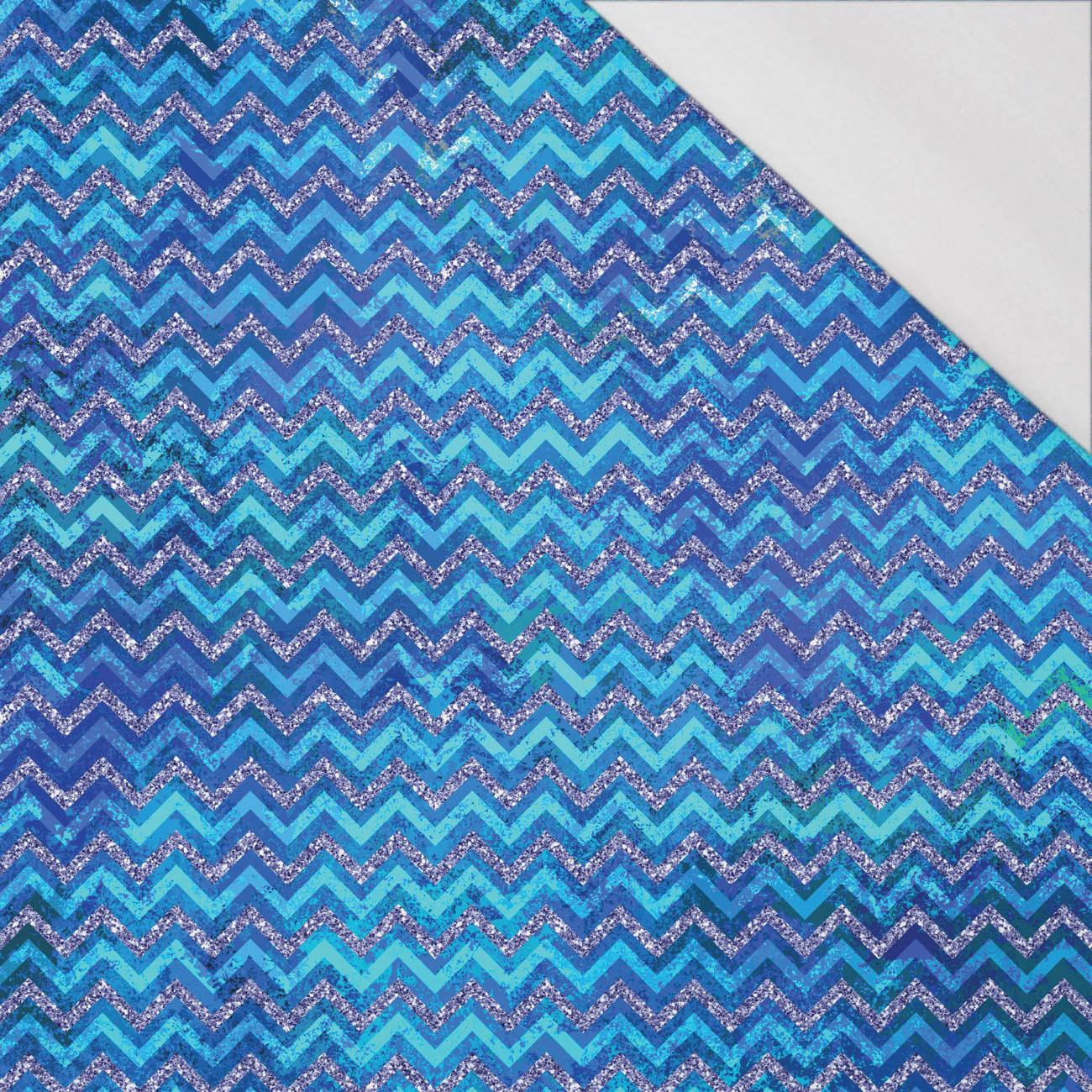 WINTER ZIGZAG (WINTER IS COMING) - single jersey with elastane 