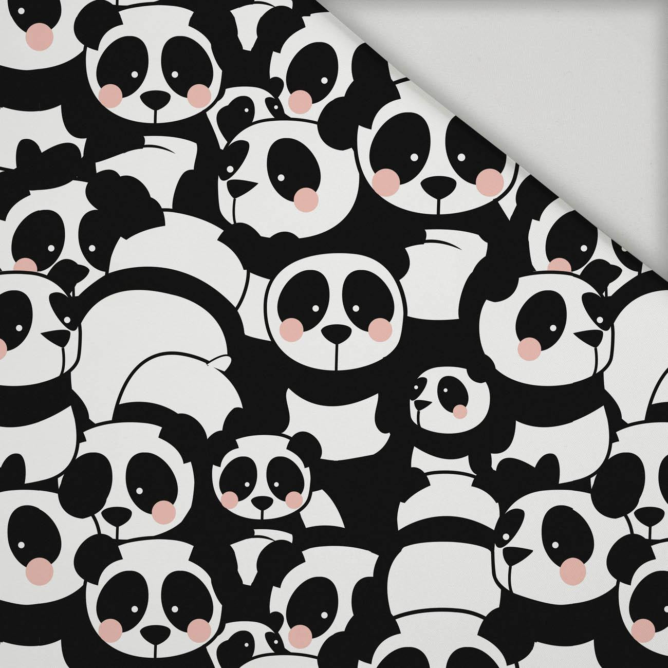 PANDAS / pink  - quick-drying woven fabric