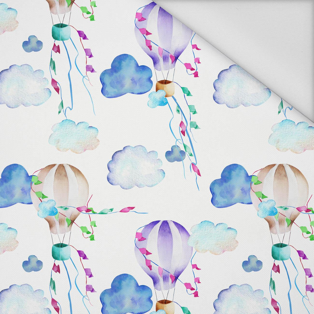 HOT AIR BALLOONS (COLORFUL TRANSPORT) - Waterproof woven fabric