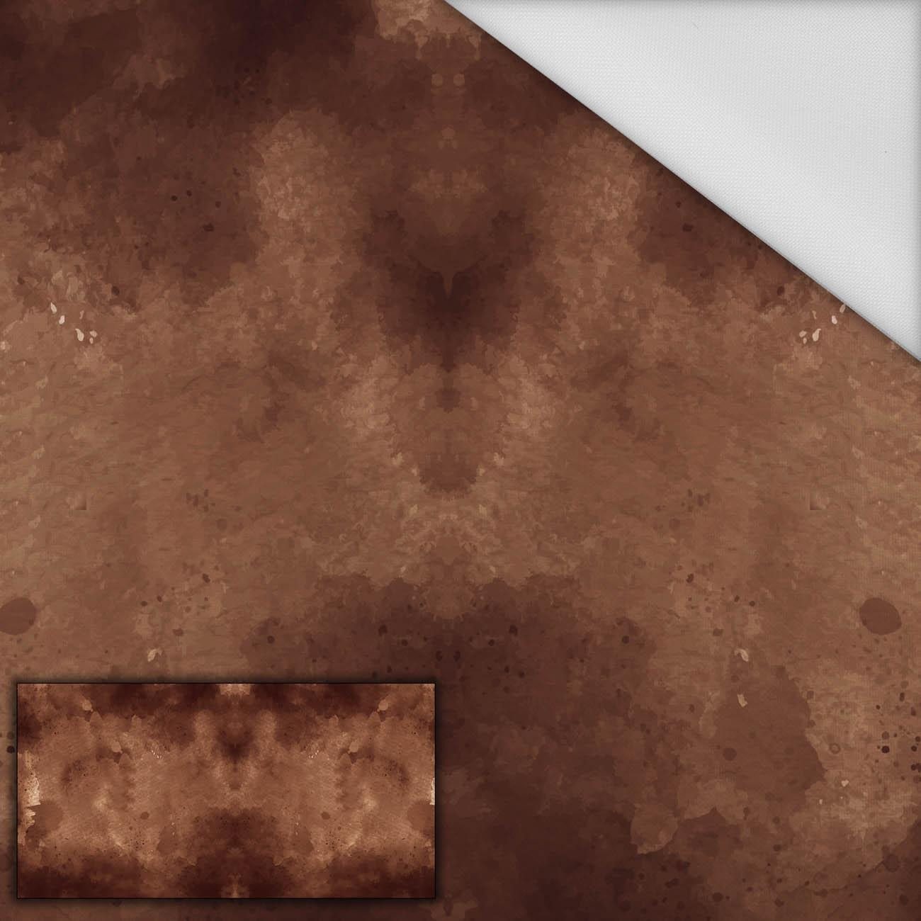 BROWN SPECKS - panel (80cm x 155cm) Waterproof woven fabric