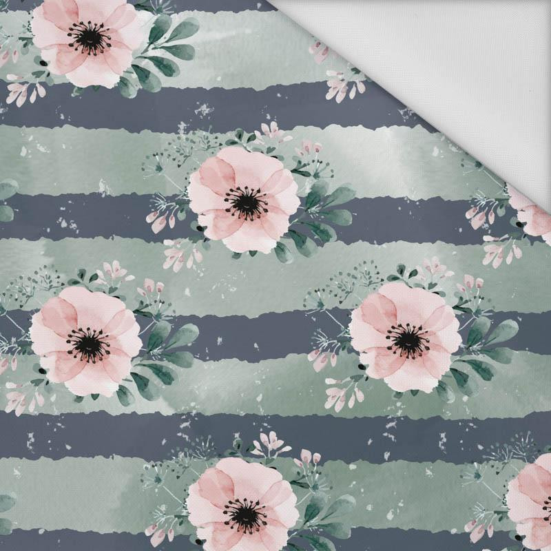 CEDRIC'S GARDEN / mint  - Waterproof woven fabric