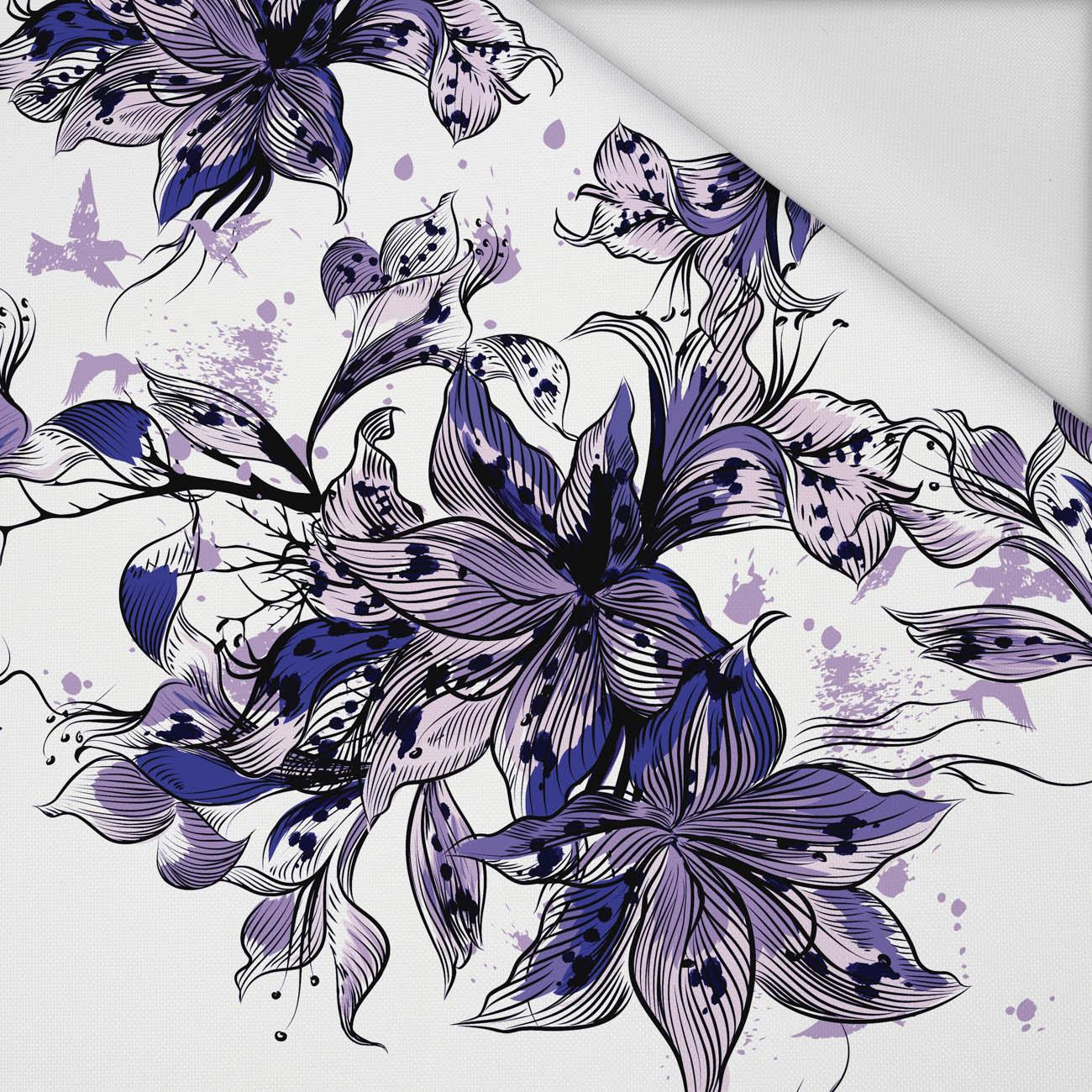 VANILLA BLOSSOM (Very Peri) - Waterproof woven fabric