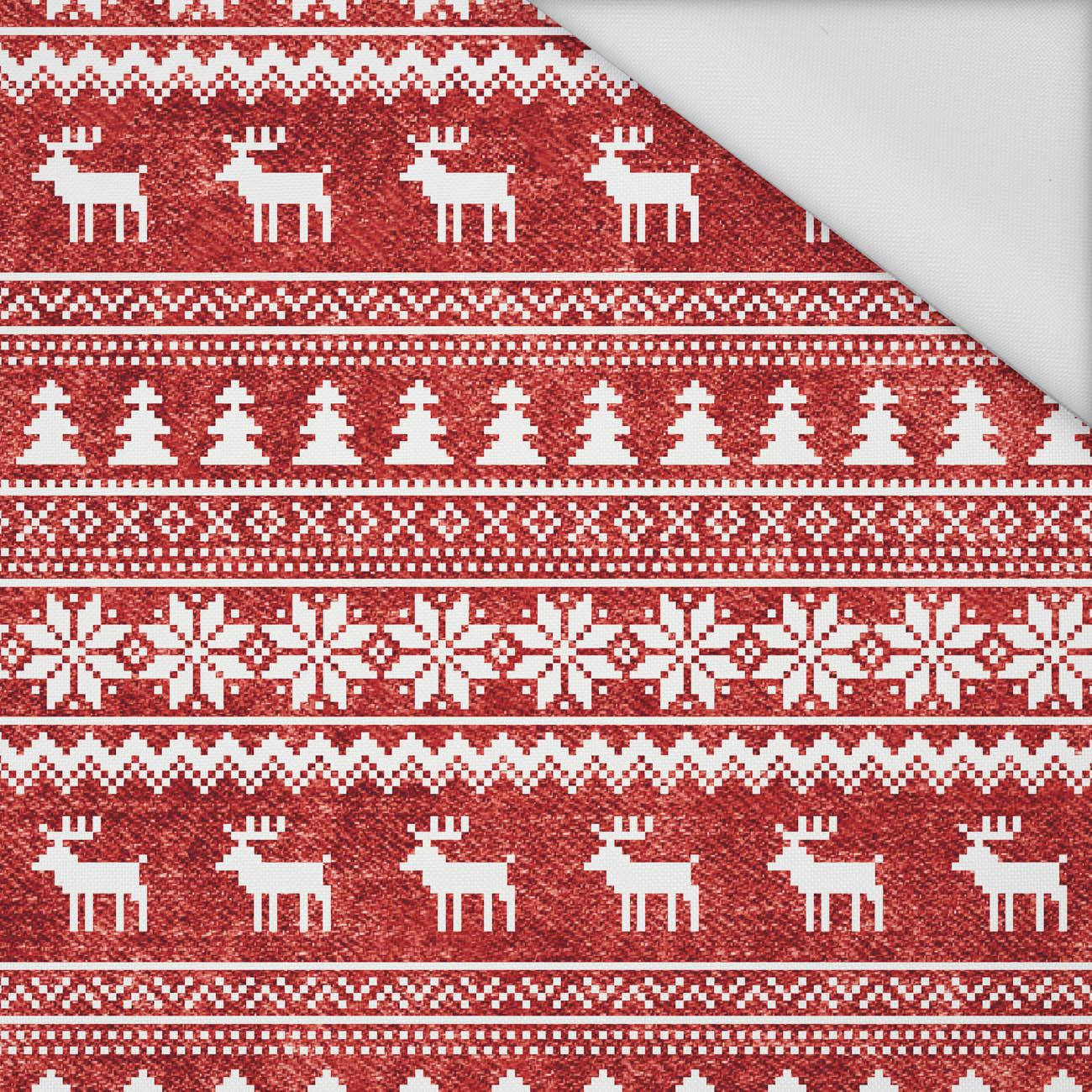 REINDEERS PAT. 2 / ACID WASH RED - Waterproof woven fabric
