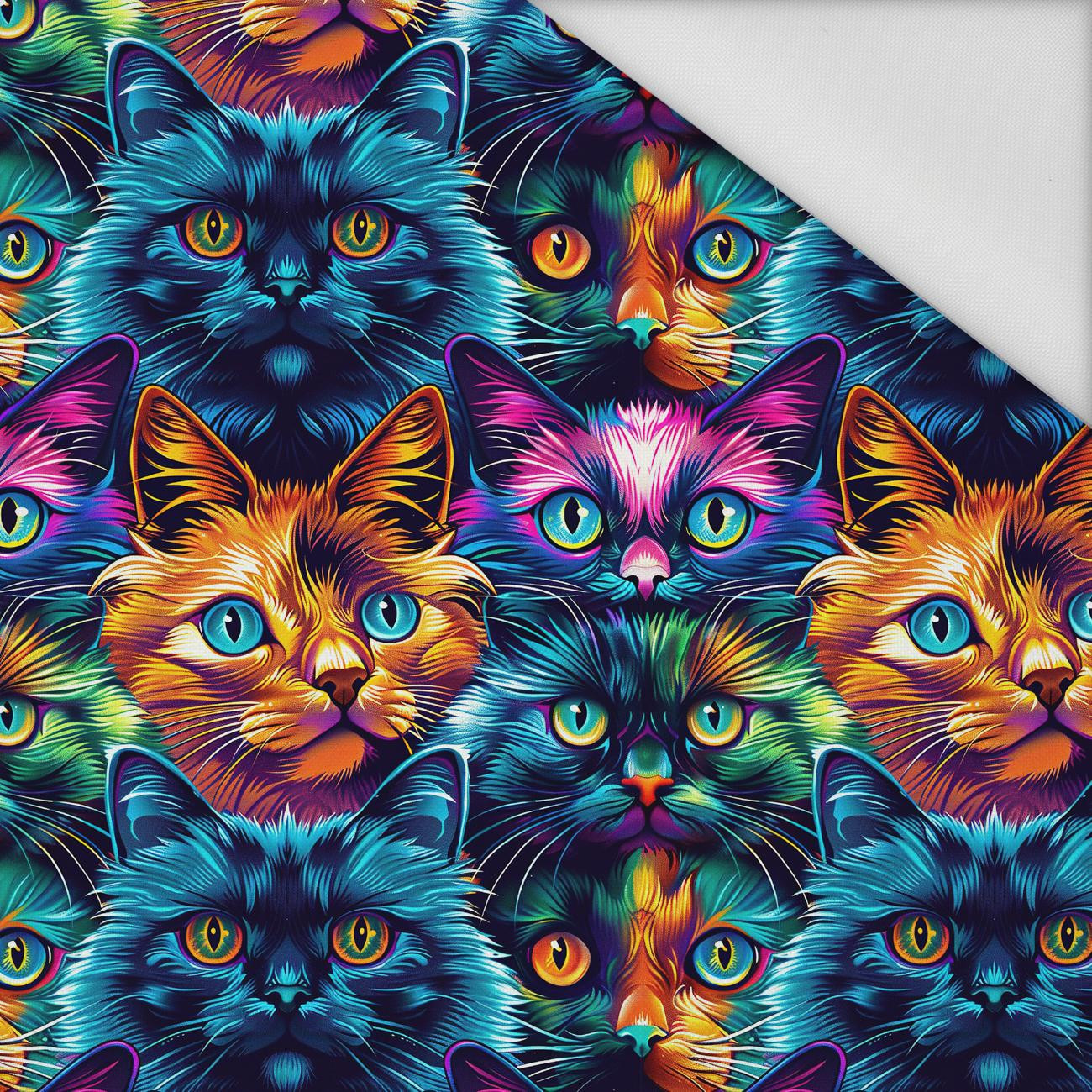 COLORFUL CATS - Waterproof woven fabric