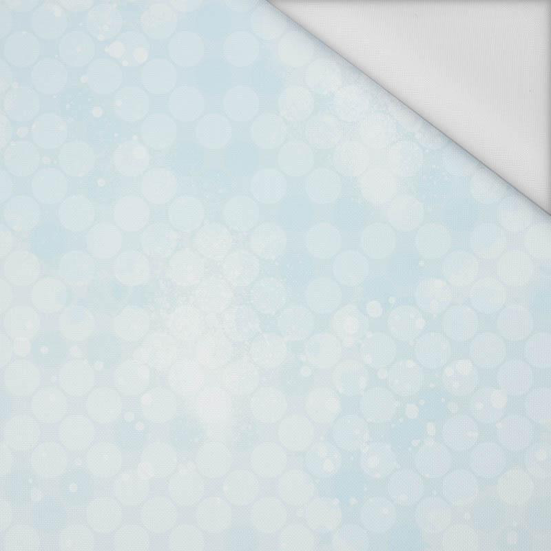 HOARFROST / circles (WINTER IN THE MOUNTAINS) - Waterproof woven fabric