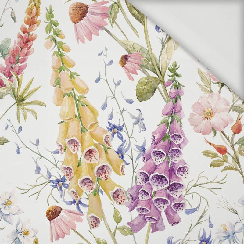 FLOWERS / bellflowers - Viscose jersey WE210