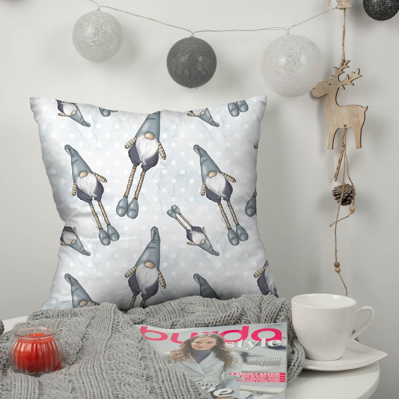 GNOMES (WINTER IN THE CITY) - single jersey with elastane 