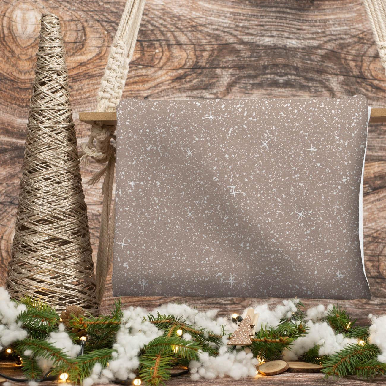 WINTER SKY (WHITE CHRISTMAS) - Cotton woven fabric