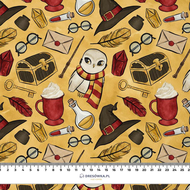 MAGIC MIX PAT. 2 (MAGIC SCHOOL) / red - Waterproof woven fabric