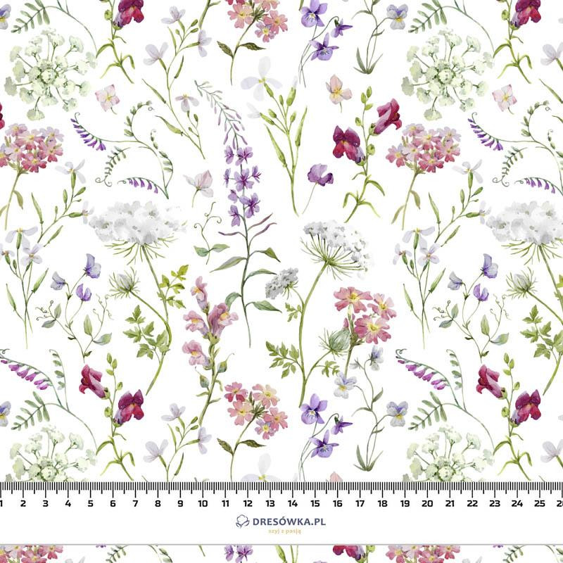 PASTEL FLOWERS - Cotton woven fabric
