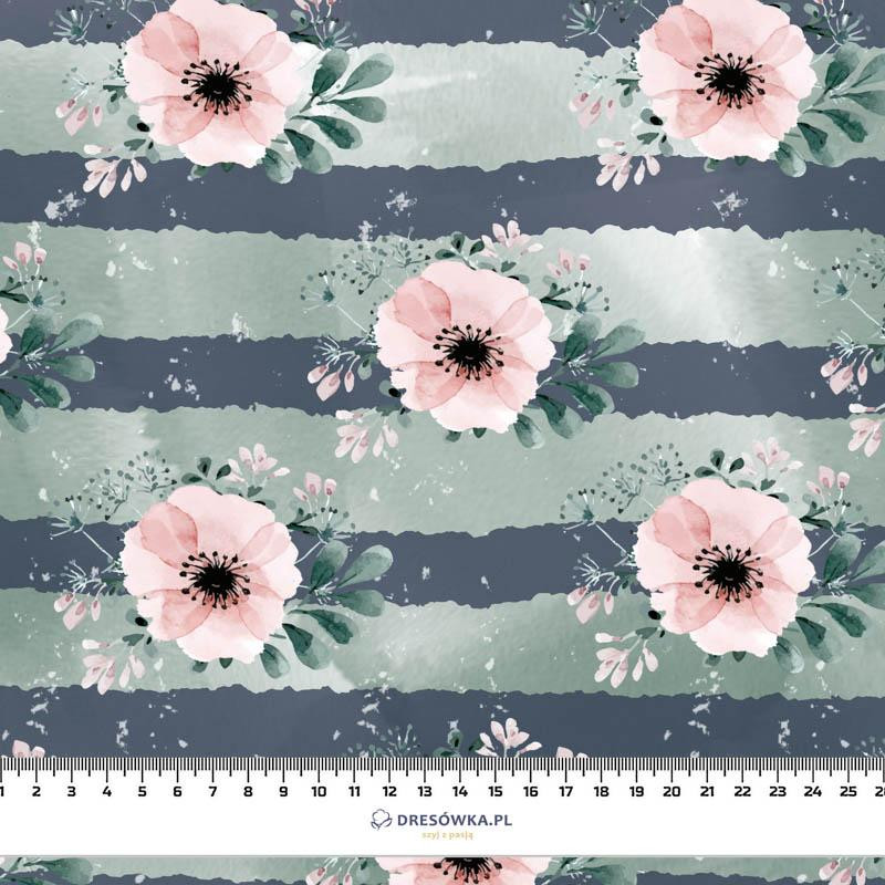 CEDRIC'S GARDEN / mint  - Waterproof woven fabric